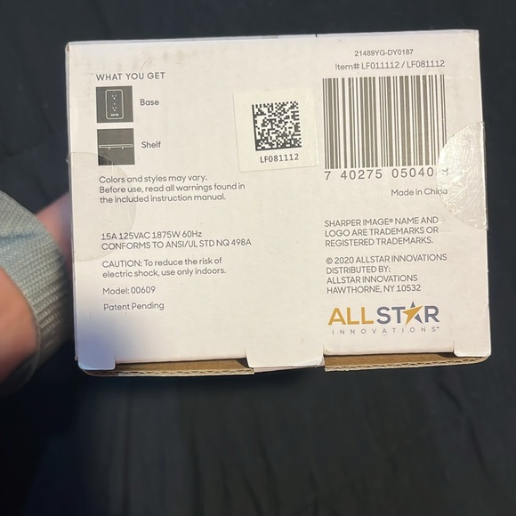 Sharper Image Socket Shelf - Picture 4 of 4